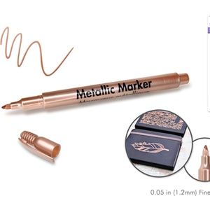 Copper Metallic Permanent Marker 1.2 mm Fine